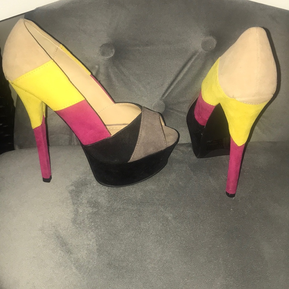 Multi Colored Heels - image 1